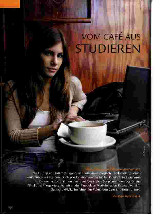 Vorschauseite 1: VOM CAFE AUS STUDIEREN