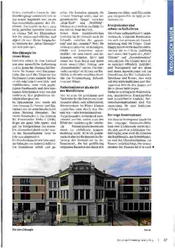 Vorschauseite 2: Campus als Gesundheitsboulevard