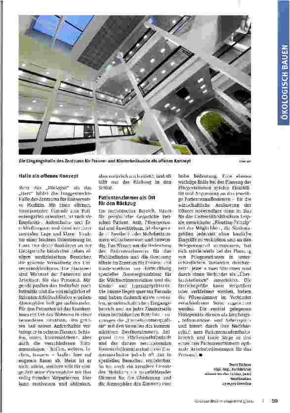 Vorschauseite 4: Campus als Gesundheitsboulevard