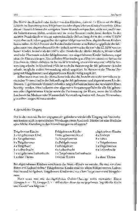 Vorschauseite 4: »Die Kultur eines Volkes erkennt man daran, wie es mit seinen Toten umgeht« (Perikles, 493-429 v. Chr.) Bestattung fehlgeborener Kinder