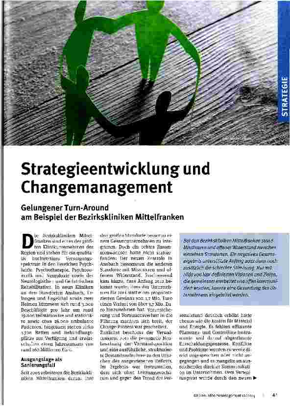 Vorschauseite 1: Strategieentwicklung und Changemanagement