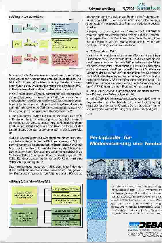 Vorschauseite 5: Stichprobenprüfungen im Krankenhaus
