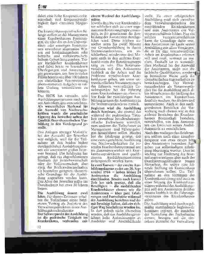 Vorschauseite 2: Qualifizierung von Führungskräften Erste Erfahrungen mit einem neuen Ausbildungsprogramm
