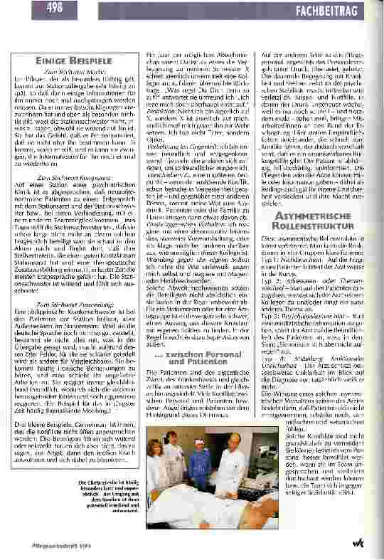 Vorschauseite 4: Aggression im Krankenhaus Eine helfende Institution und ihre Widersprüche