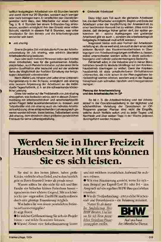Vorschauseite 2: Flexible Arbeitszeiten - Teilzeiten im OP