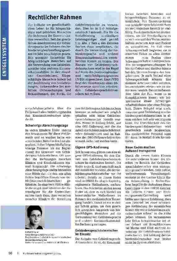 Vorschauseite 2: Gebärdensprachdolmetschen im stationären Bereich