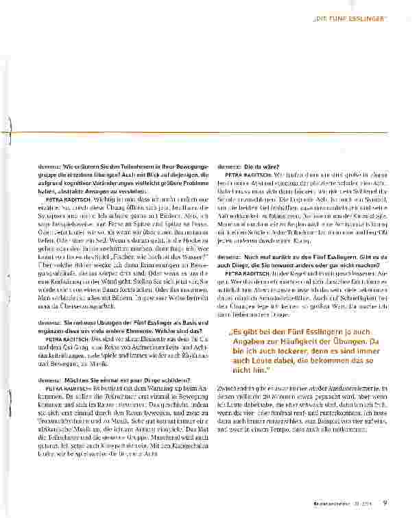 Vorschauseite 2: „Die Fünf Esslinger und mehr-ein inklusives Bewegungsangebot