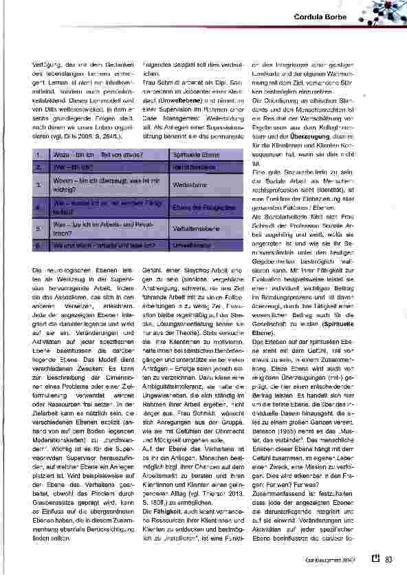 Vorschauseite 2: Supervision als Möglichkeit sinnhafter Reflexion im Handlungsansatz des Case Management