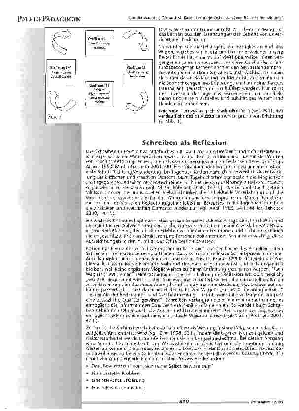 Vorschauseite 4: Lerntagebuch - zu einer Reise seiner Bildung