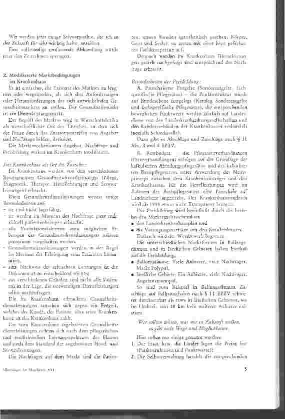 Vorschauseite 3: Der Gesundheitsmarkt im Aufbruch - Chancen, Risiken und neue Möglichkeiten Vortrag in der Festwoche zur Einweihung des Neubaus der Katholischen Fachhochschule Mainz