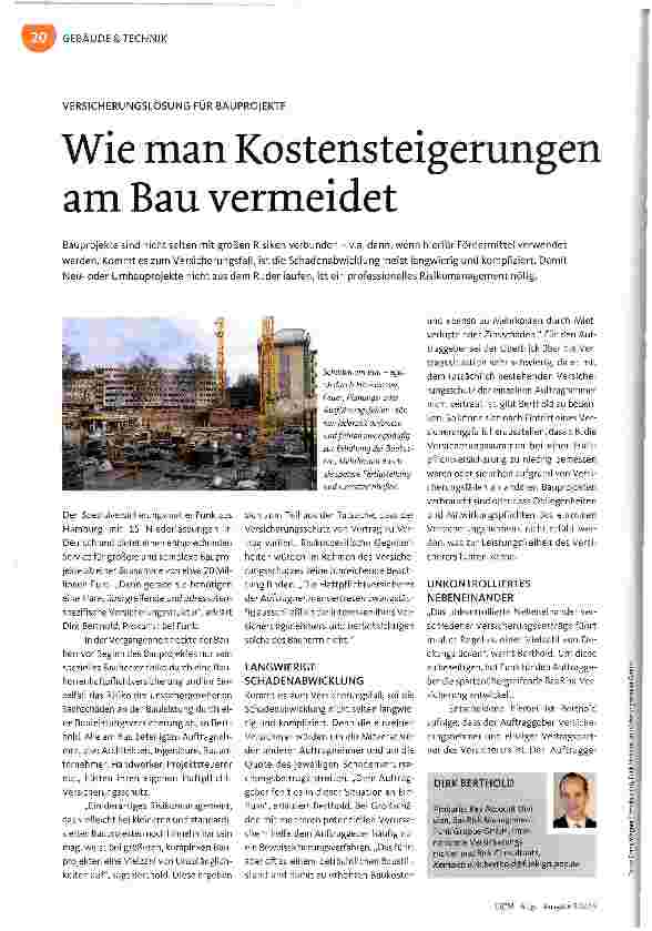 Vorschauseite 1: Wie man Kostensteigerungen am Bau vermeidet