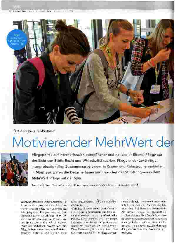 Vorschauseite 1: Motivierender MehrWert der Pflege