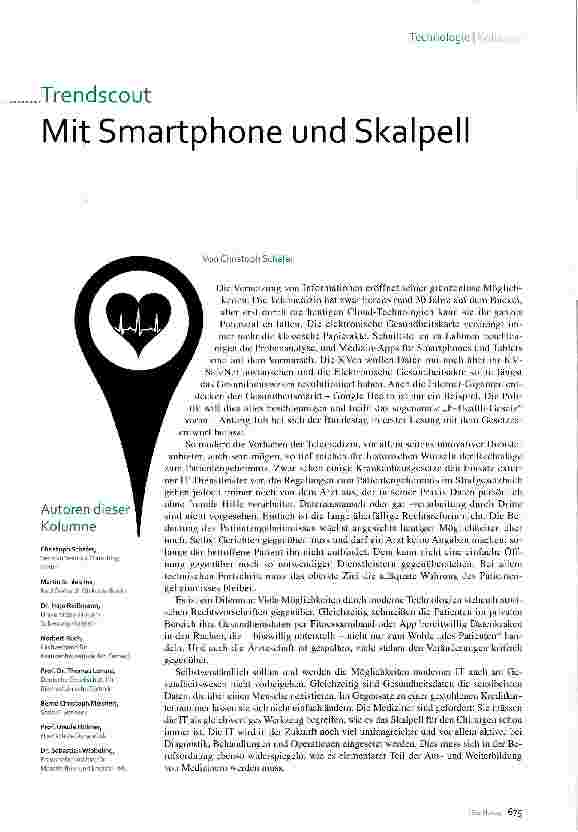 Vorschauseite 1: Mit Smartphone und Skalpe