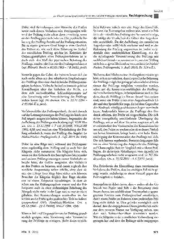 Vorschauseite 4: Zur erneuten Zulassung zum praktischen Teil der staatlichen Prüfung zur Altenpflegerin