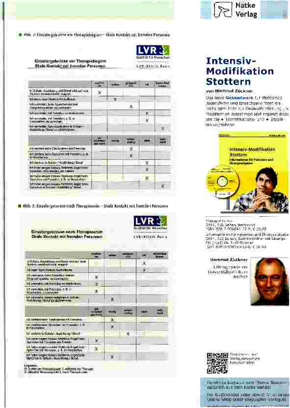 Vorschauseite 4: Bonner Langzeit-Evaluationsskala zur Lebenssituation Stotternder (BLESS)