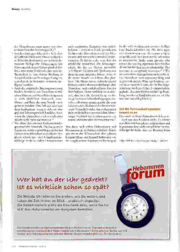 Vorschauseite 4: Neues (und Altes) zur Bonding-Debatte