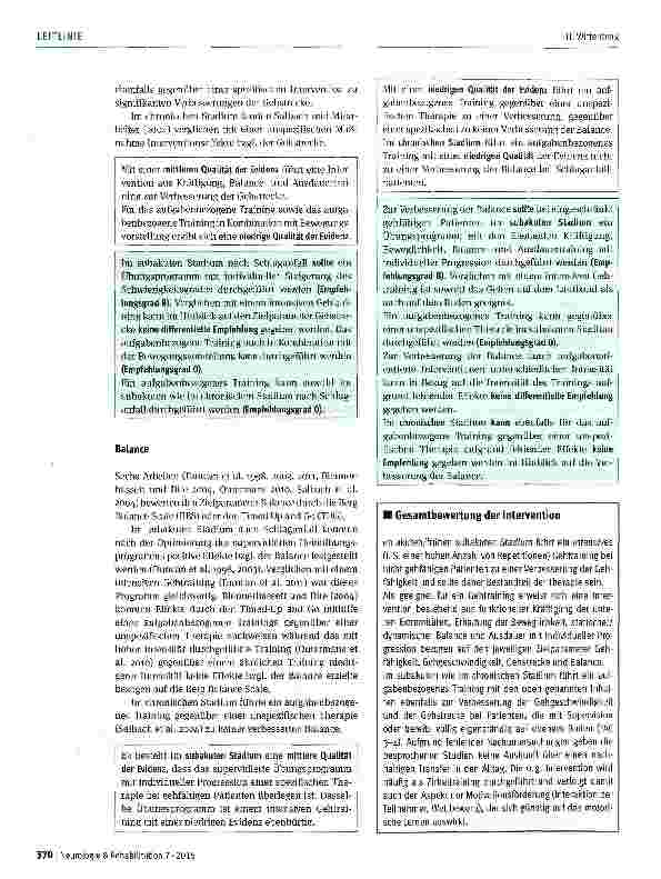 Vorschauseite 4: Konventionelles Gehtraining