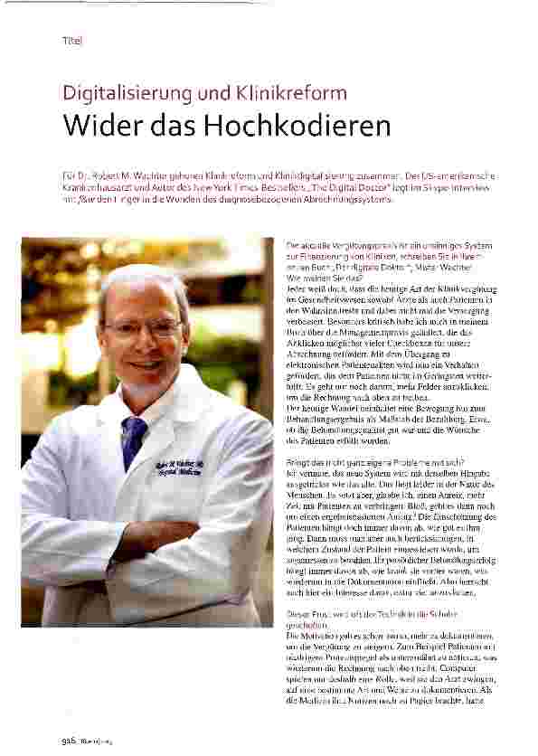 Vorschauseite 1: Wider das Hochkodieren
