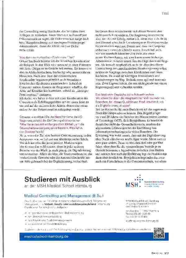 Vorschauseite 2: Wider das Hochkodieren