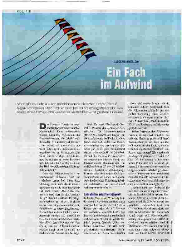 Vorschauseite 1: Ein Fach im Aufwind