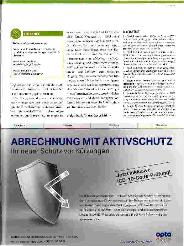 Vorschauseite 4: »Auf die Beine« - Physiotherapie bei Spina bifida