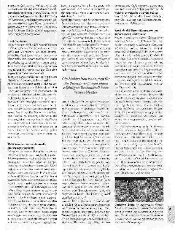 Vorschauseite 2: sag mir, was und wie du isst, und ich sag dir, wer du bist