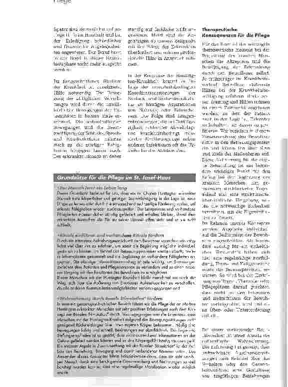 Vorschauseite 3: Betreuungskonzept für Huntington -KrankeAkzeptanz und Bewältigung stehen im Vordergrund