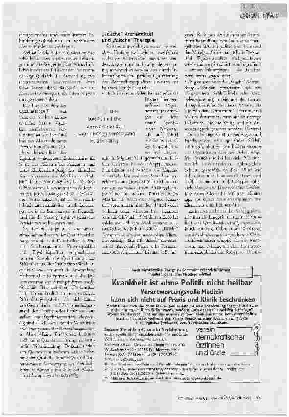 Vorschauseite 2: Über-, Unterund Fehlversorgung. Qualitätssicherungin der Arzneimittelversorgung