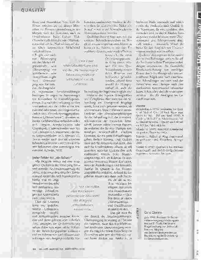 Vorschauseite 3: Über-, Unterund Fehlversorgung. Qualitätssicherungin der Arzneimittelversorgung
