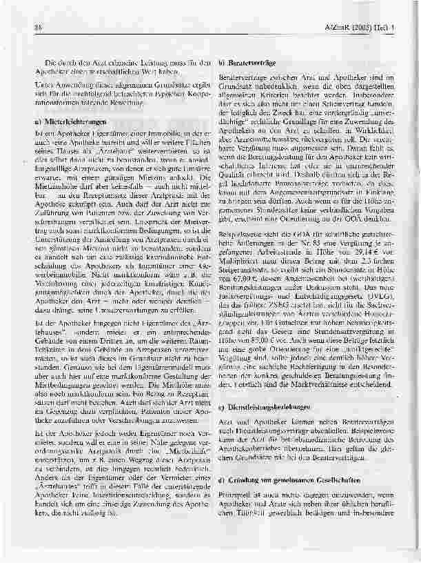 Vorschauseite 6: Die Kooperation zwischen Arzt und Apotheker
