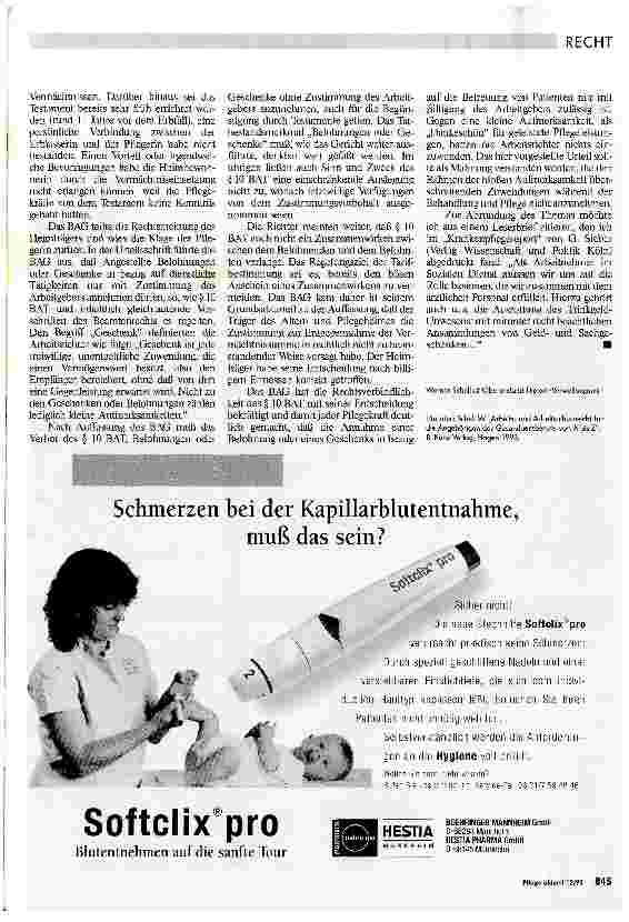 Vorschauseite 2: Kleine Geschenke erhalten die Freundschaft? Dürfen Pflegeleistungen durch besondere Zuwendungen honoriert werden?