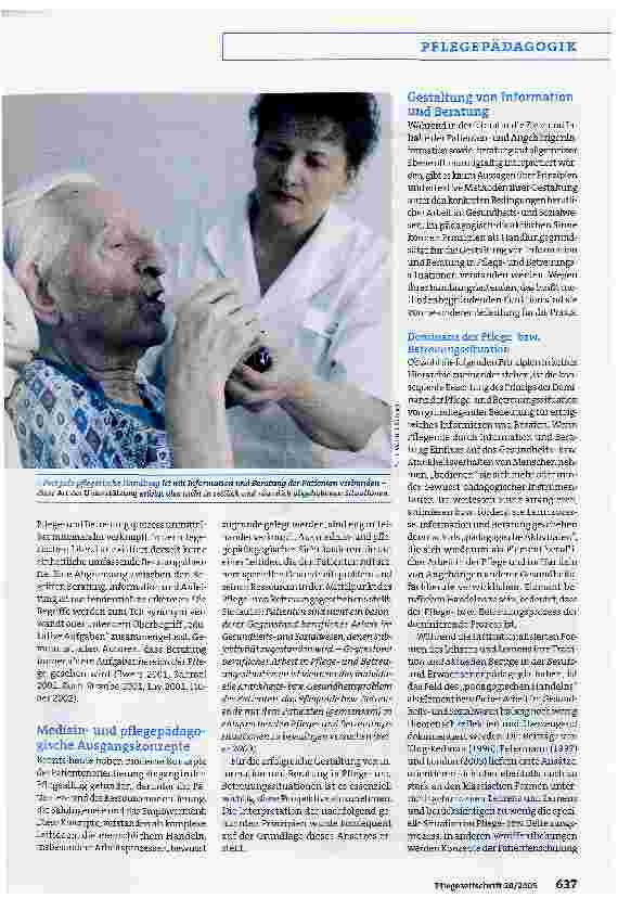 Vorschauseite 2: Prinzipien patientenorientierter Information und Beratung:Pädagogische Strategien situationsgerecht anwenden