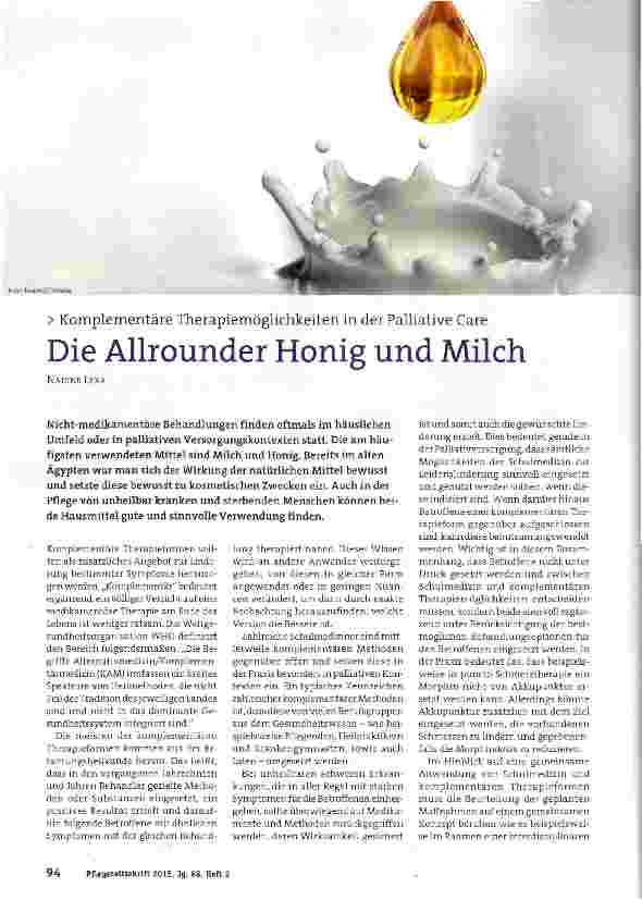 Vorschauseite 1: Die Allrounder Honig und Milch