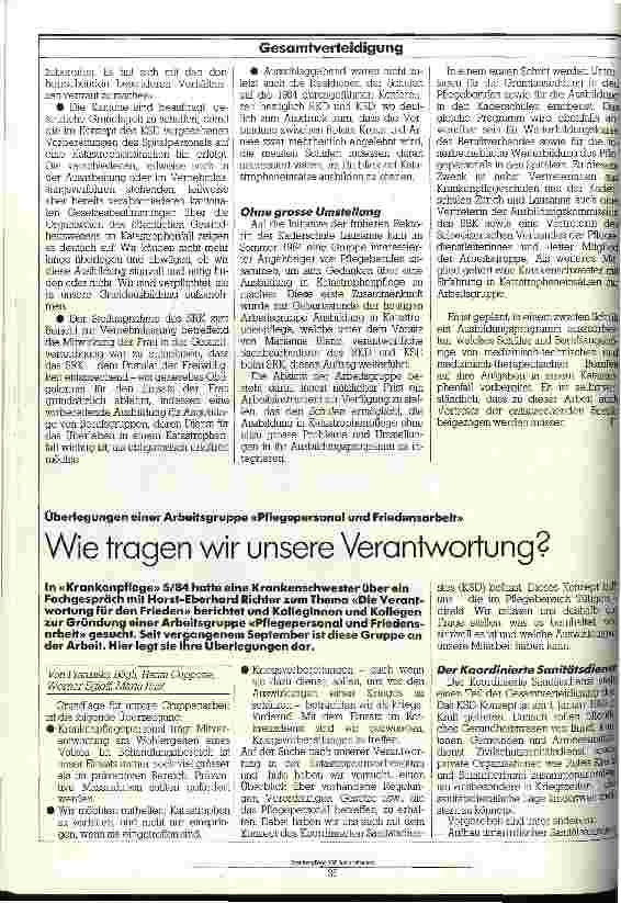 Vorschauseite 1: Wie tragen wir unsere Verantwortung?