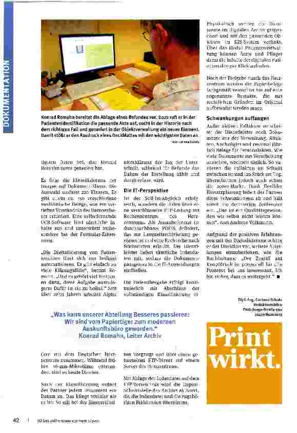 Vorschauseite 3: Schneller Zugriff auf Befunde