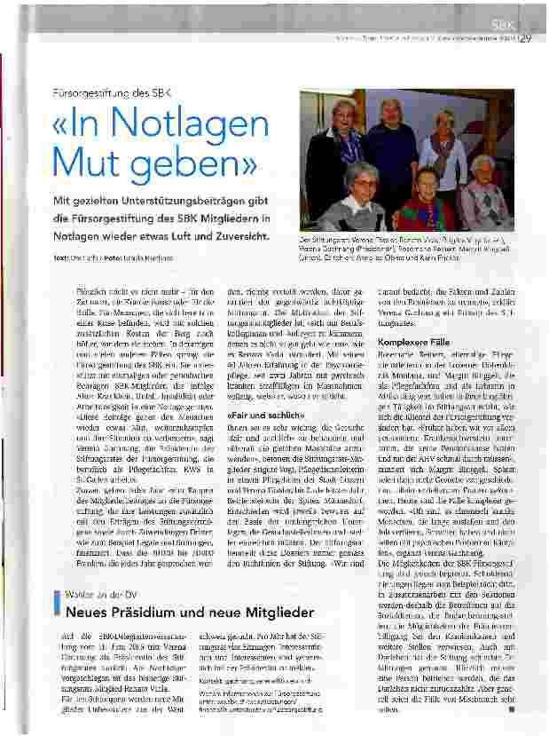 Vorschauseite 1: In Notlagen Mut geben