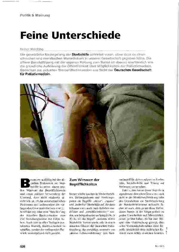 Vorschauseite 1: Feine Unterschiede