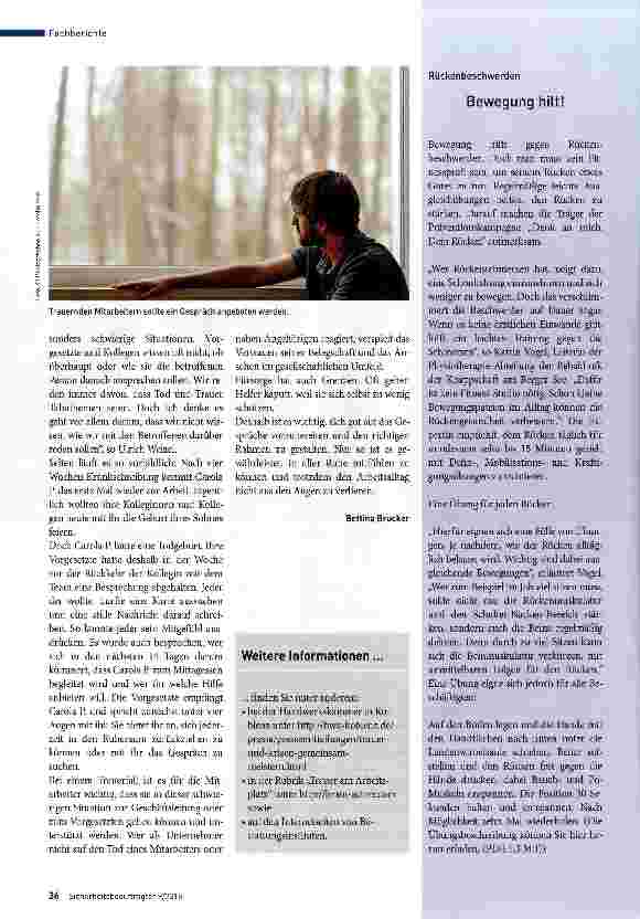 Vorschauseite 3: Wenn ein Kollege trauert