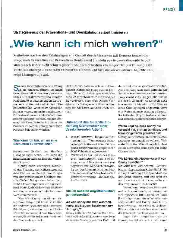 Vorschauseite 1: Wie kann ich mich wehren?