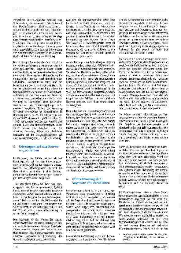 Vorschauseite 2: Gesetz zur Stärkung der Funktionen der Betreuungsbehörden - zulasten der örtlichen Betreuungsvereine?