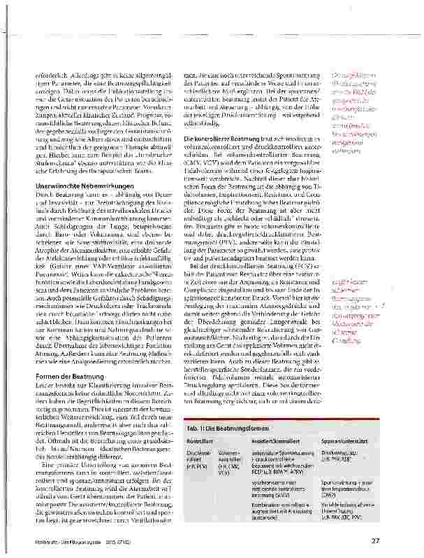Vorschauseite 2: Invasive Beatmung und Beatmungsformen Luft zum Atmen