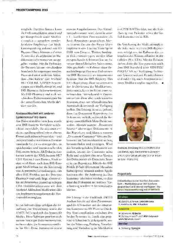 Vorschauseite 3: Medikationsplan IHE-konform speichern
