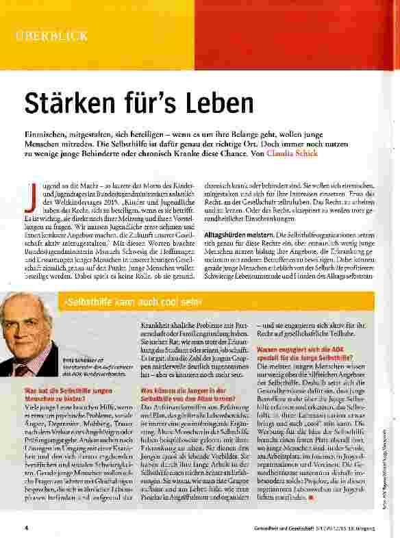 Vorschauseite 1: Stärken fürs Leben