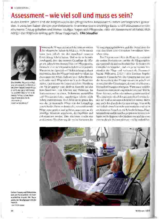 Vorschauseite 1: Assessment - wie viel soll und muss es sein?