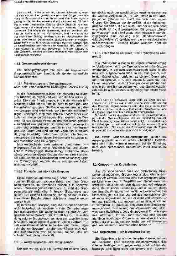 Vorschauseite 4: Die Gruppe und ihre Dynamik. Was ist eine Gruppe?