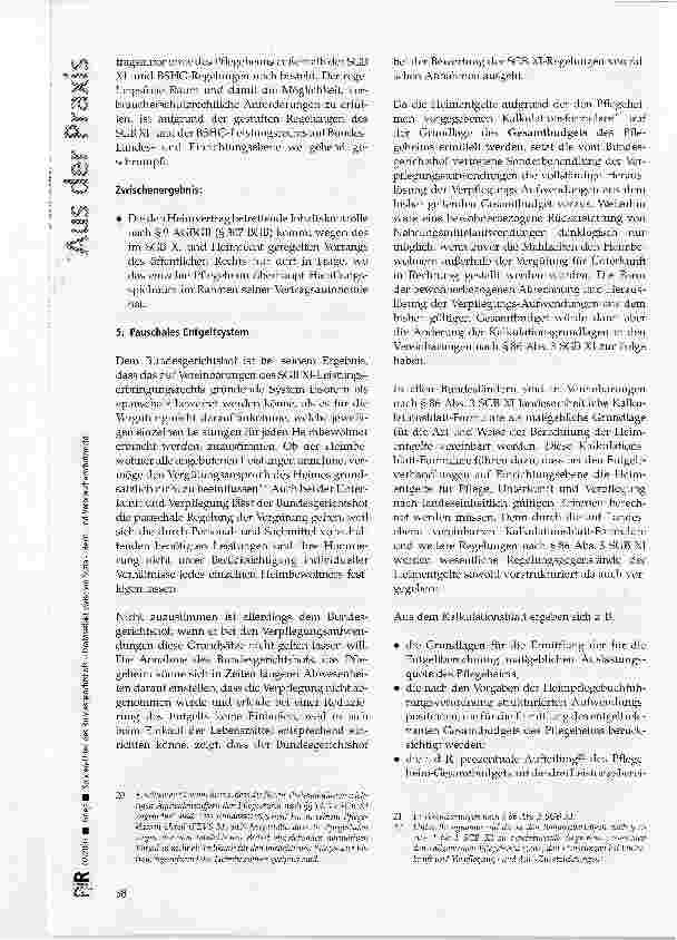 Vorschauseite 6: Sonden-Urteil des Bundesgerichtshofs - Drahtseilakt zwischen Sozial-, Heimund Verbraucherschutzrecht