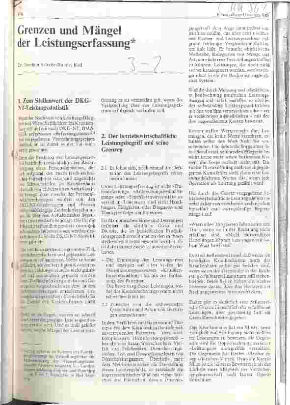 Vorschauseite 1: Grenzen und Mängel der Leistungserfassung