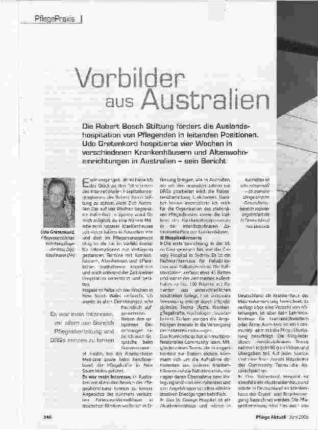 Vorschauseite 1: Vorbilder aus Australien