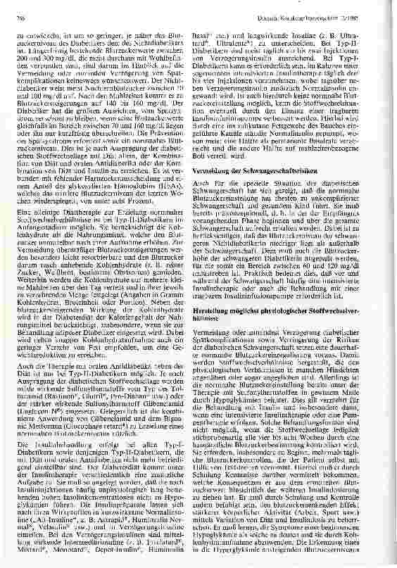 Vorschauseite 4: Zielsetzung der Diabetestherapie