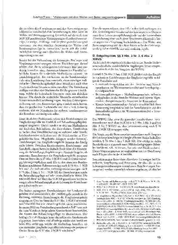 Vorschauseite 3: Erfahrungen mit dem Wohnund Betreuungsvertragsgesetz in der Eingliederungshilfe